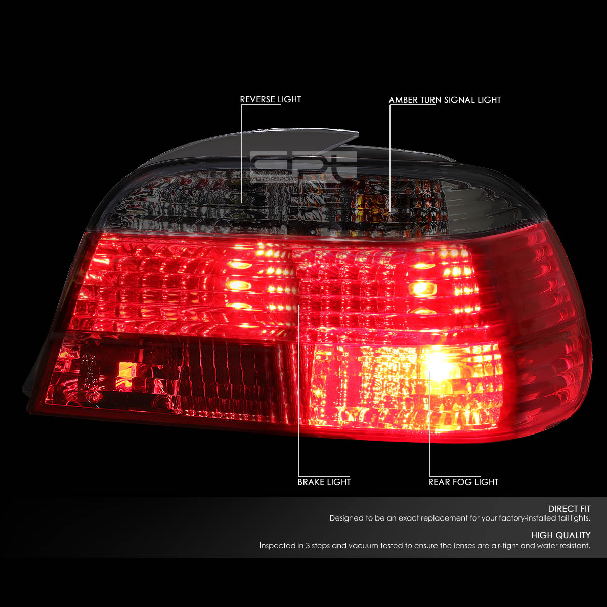 For 1995-2001 BMW E38 750iL 740iL 740i Tail Brake Light Lamp w
